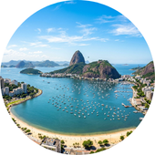 Vista do bairro Botafogo, Rio de Janeiro